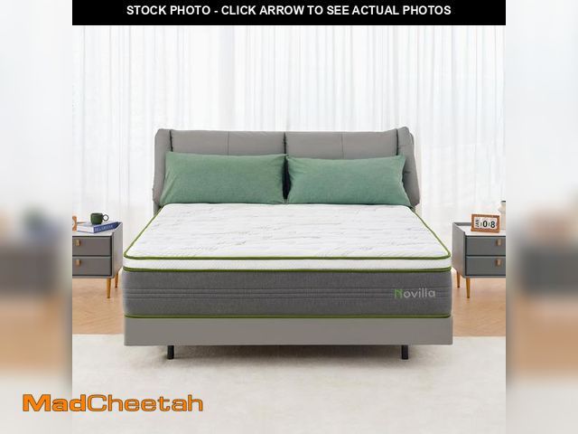 Lot 74-12206691 - Novilla Queen Mattress,12 Inch Gel Memory Foam Hybrid Mattress with Individually Pocket Springs, Bre...
