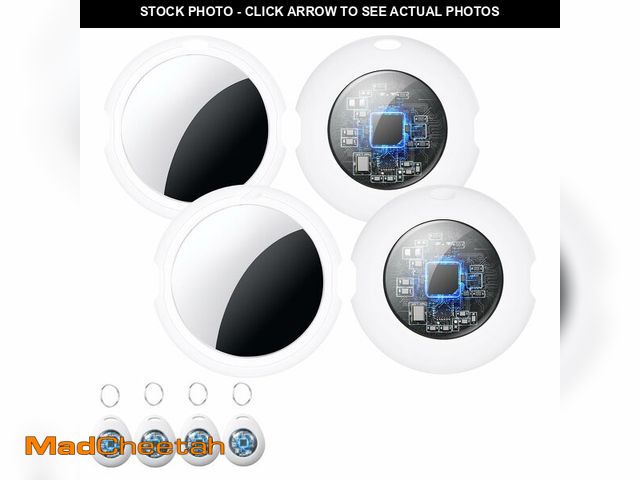Lot 74-14422463 - 4 Pack Bluetooth Tracker Tags for Apple Find My MFi Certified Key Finder - UNUSED