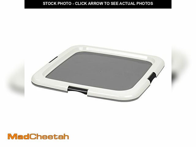 Lot 74-12633115 - IRIS USA Pee Pad Holder - For Potty Training Regular Sized Dog &amp; Puppy Pee Pads, Secured Latches...