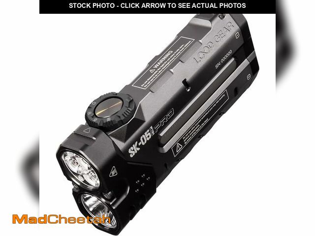 Lot 74-12502686 - LOOP GEAR SK05 Pro Flat LED Flashlight with 8000mAh Power Bank, Sidelight Flashlight Combines Floodl...