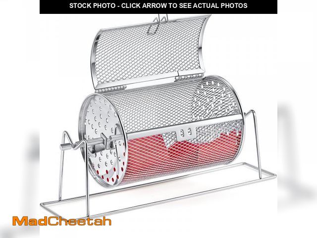 Lot 74-12121792 - Teenyyou 1 Pcs Small 7" X 4.7" Raffle Drum Upgraded Ticket Spinner Holds 600 Tickets Raffle Wheel Sp...