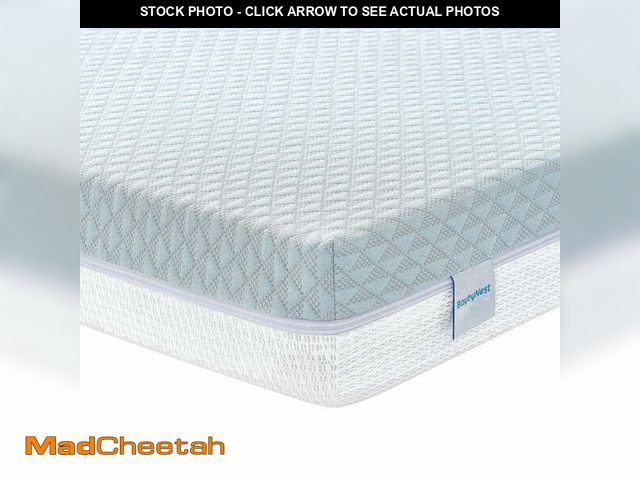 Lot 74-13775413 - BaybyNest Mini Crib Mattress, Breathable Tencel-Lyocell Cover &amp; Gel Memory Foam for Dual-Sided I...
