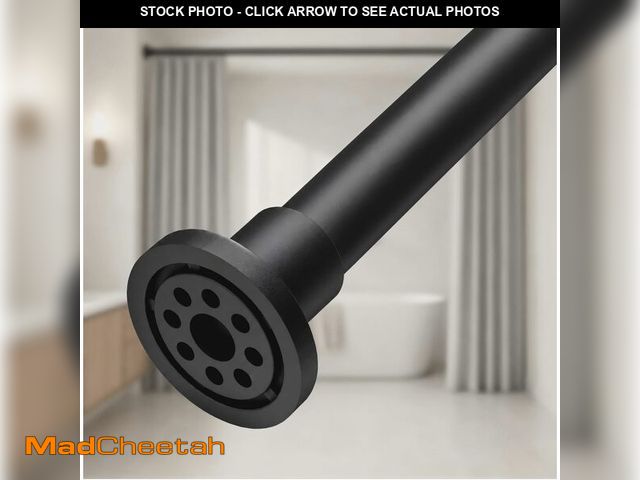 Lot 74-14377752 - ALLZONE Shower Curtain Rod Spring, 28-42 Inch Heavy Duty Tension Rods No Drilling, Anti-Slip Shower ...