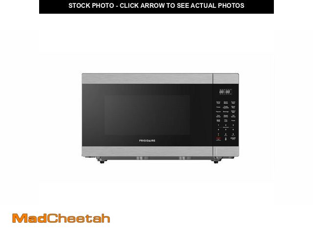 Lot 74-12689201 - FRIGIDAIRE Stainless Steel Microwave Oven, Multi Function, Programmable, 2.1 Cu Ft - UNUSED