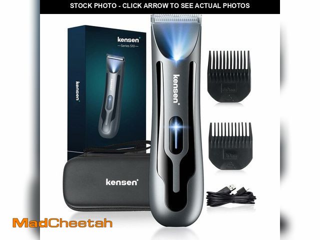 Lot 74-14477457 - kensen Body Hair Trimmer for Men - Groin Pubic Hair Trimmer with LED Light - UNUSED