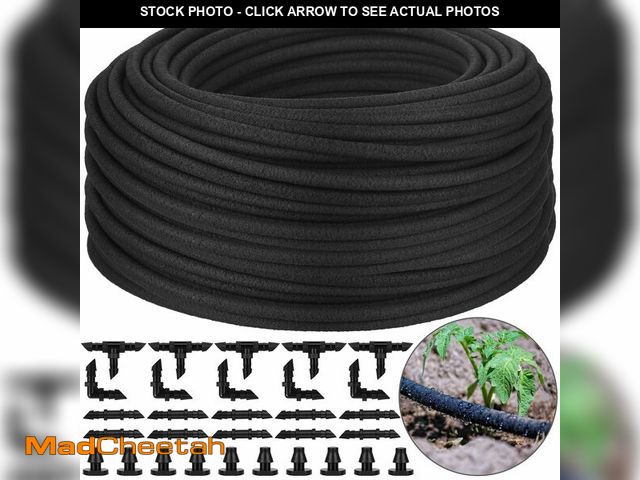Lot 74-14268538 - Innconee 1/4 Inch Soaker Hose Irrigation Hose Drip Hose for Garden Heavy Duty Drip Irrigation Tubing...