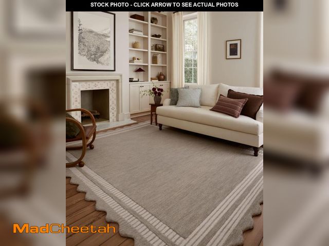 Lot 74-12164151 - Loloi Chris Loves Julia Scottie Collection SCO-01 Fog/Ivory 9'-3" x 13', .87" Pile Height, Area Rug ...