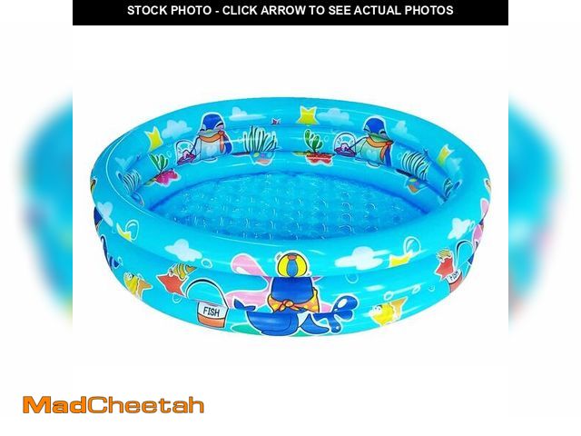 Lot 74-14205364 - 3 Rings Kiddie Pool for Toddler, 48Ã¢â¬ÂX12Ã¢â¬ÂÃ¯Â¼ÅKids Swimming Pool, Inflatable Baby Ball P...