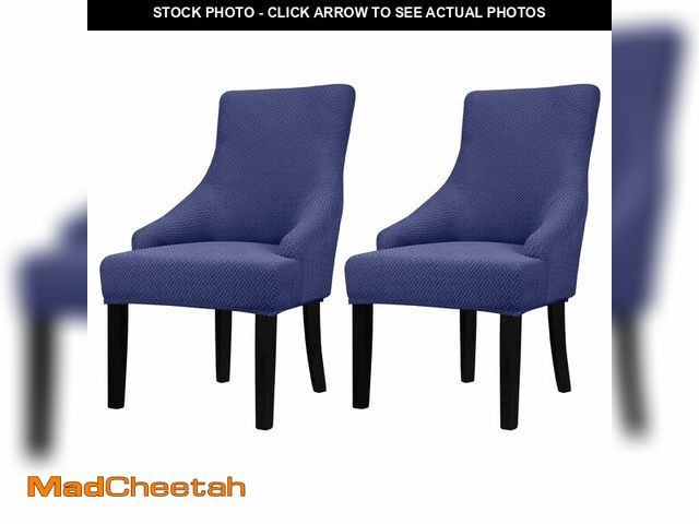 Lot 74-12878739 - Lellen Stretch Wingback Chair Cover Slipcover - Reusable Wingback Side Chair Slipcover,Dining Chair ...