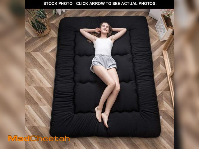 Lot 74-12539192 - MAXYOYO Japanese Floor Mattress Futon Mattress, 4" Thicken Tatami Mat Sleeping Pad Foldable Roll Up ...