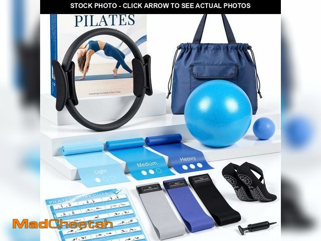 Lot 74-14209069 - GINMIC Pilates Equipment, Pilates Kit for Women Home Workouts, at Home Pilates Set with Pilates Ring...