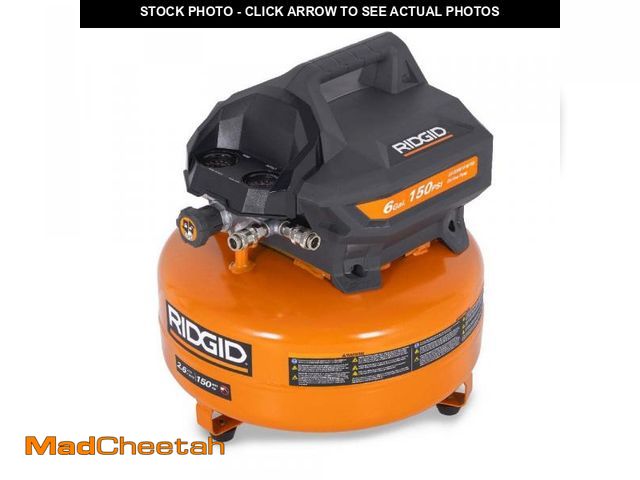 Lot 74-12141349 - 6 Gal. 150 PSI Portable Electric Pancake Air Compressor - UNUSED