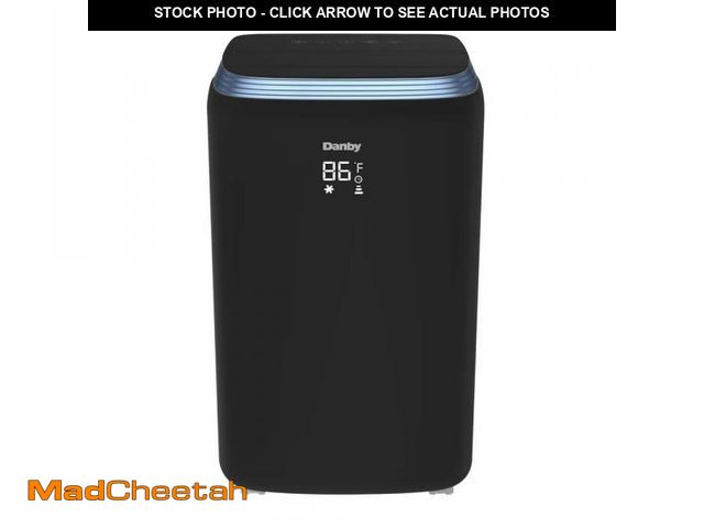 Lot 74-12424643 - Danby 8,000 (DOE) BTU Portable Air Conditioner Cools 400 Sq. Ft. with Dehumidifier and Fan in Black ...