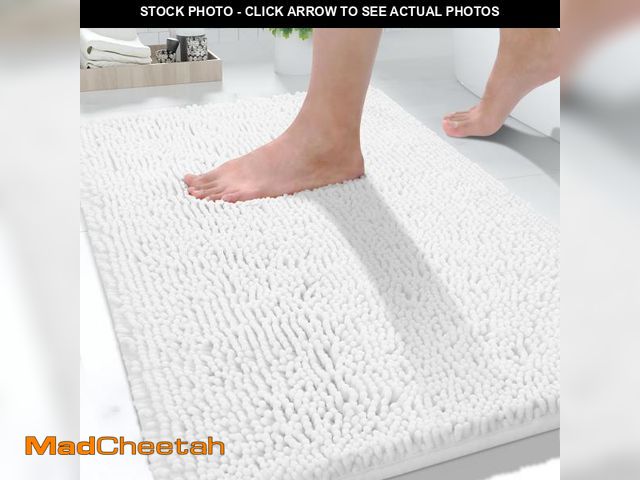Lot 74-12444712 - Yimobra Chenille Bathroom Rugs - 32"x20" Super Luxury Soft &amp; Absorbent Quick Dry - Non Slip Bath...