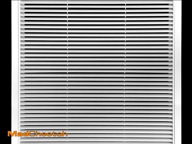 Lot 74-12530791 - 20" X 20" Aluminum Return Filter Grille - Easy Airflow - Linear Bar Grilles [Outer Dimensions: 22.5"...