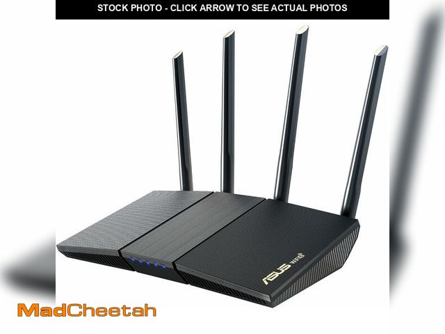Lot 74-14591010 - ASUS RT-AX1800S Dual Band WiFi 6 Extendable Router, Subscription-Free Network Security, Parental Con...