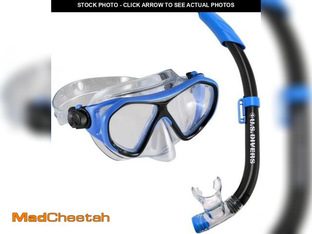 Lot 74-12367860 - U.S. Divers Dorado Jr Kids Snorkel Combo - Fog Resistant Lens, Easy-Adjust Buckle System, Preventati...