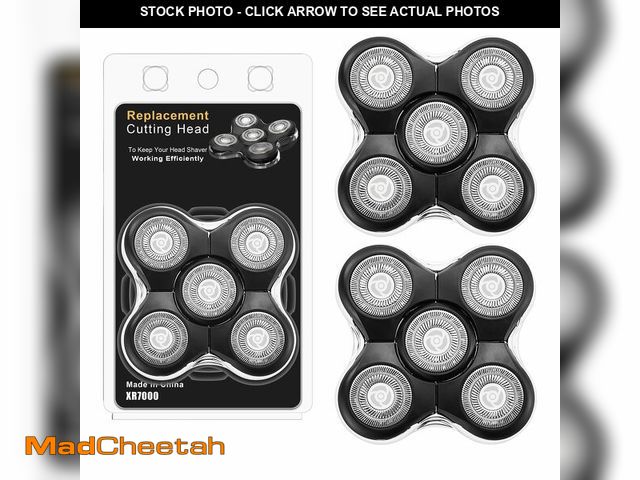 Lot 74-12977696 - Shaver Replacment Heads Compatible with Remington Balder Pro XR7000 Head Shaver (2 Packs) - USED