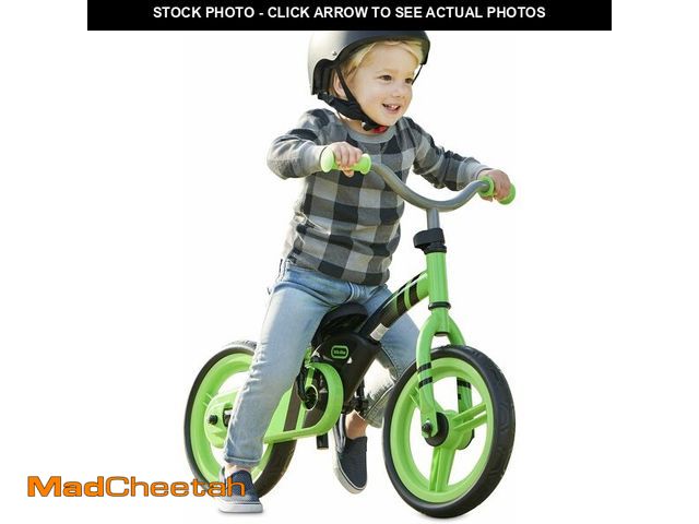 Lot 74-14305073 - My First Balance-to-Pedal Training Bike for Kids in Green, Ages 2-5 Years, 12-Inch, 649615C - UNUSED
