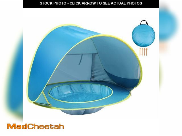 Lot 74-14056972 - Baby Beach Tent Pop Up Beach Tents Baby Tent for Beach, Portable Shade Pool UV Protection Sun Shelte...
