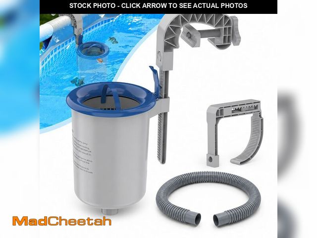 Lot 74-14360536 - Sepetrel Above Ground Pool Skimmer, 3.5 Liter Floating Pool Surface Skimmer with Removable Debris Ba...