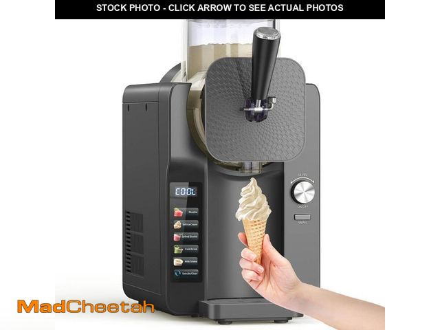 Lot 74-14306736 - Gilati 68 oz. Drink and Slushie Snow Cone Machine in Grey with 6 Preset Programs for Soft Ice Cream,...