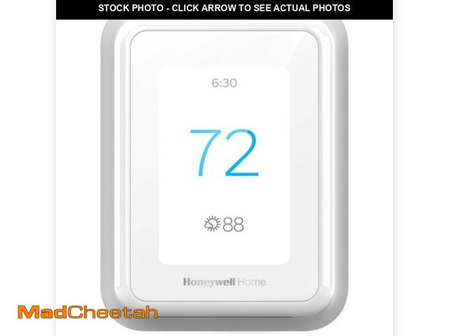 Lot 74-14591207 - Honeywell Home T9 WiFi Smart Thermostat with 1 Smart Room Sensor, Touchscreen Display, White - UNUSE...
