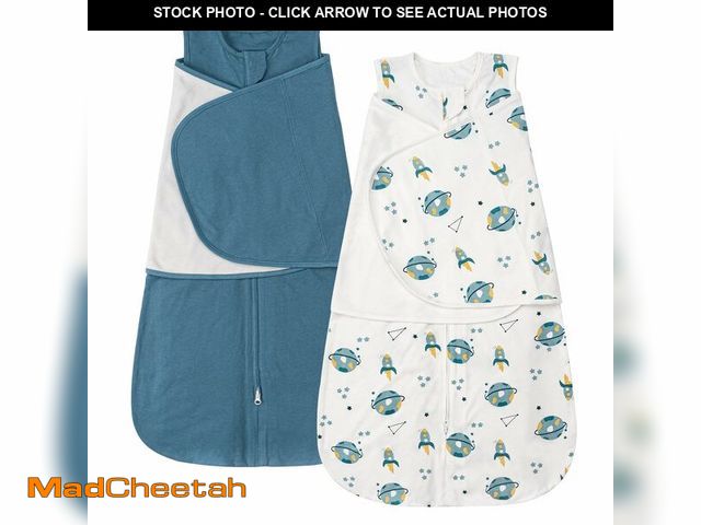 Lot 74-14215740 - ZIGJOY Sleep Sack Swaddle 0.5 TOG Baby Wearable Blanket 100% Cotton Baby Swaddle Blanket for Newborn...