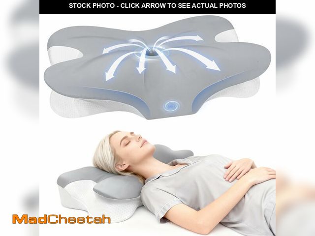 Lot 74-14206877 - BNXIANG Cervical Neck Pillow for Neck Pain Relief &amp; Sleeping, Ergonomic Contour Neck Support Pil...