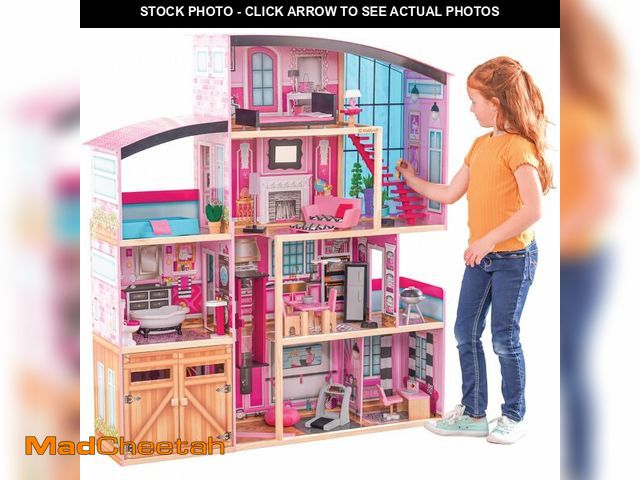 Lot 74-12694931 - KidKraft Wooden Dollhouse Shimmer Mansion for 12" Dolls - UNUSED