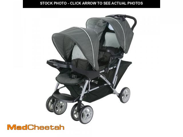 Lot 74-12482993 - Graco Duo Glider Click Connect Double Stroller - Glacier - UNUSED