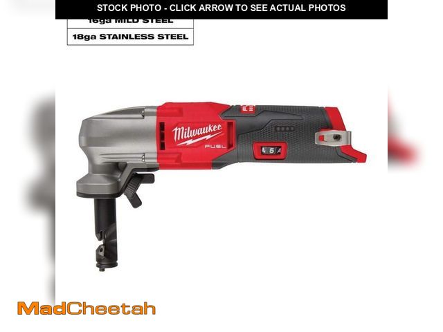 Lot 74-13137034 - Milwaukee M12 FUEL 12-Volt Lithium-Ion Brushless Cordless 16-Gauge Variable Speed Nibbler (Tool-Only...