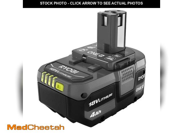 Lot 74-13767749 - RYOBI ONE+ 18V 4.0 Ah Lithium-Ion Battery - UNUSED