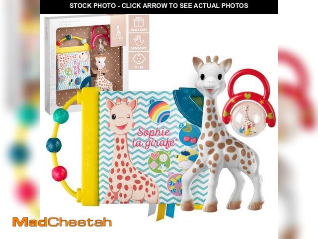 Lot 74-11556868 - Sophie la girafe Birth Gift Set  Includes Sophie la girafe, Awakening Book, Handle Rattle  Designed ...