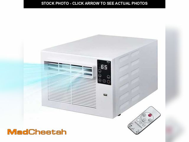 Lot 74-14360569 - *DIRTY/MISSING ACCESSORIES/REMOTE* Edendirect 2300 BTU Portable Air Conditioner Cools with Remote, 1...