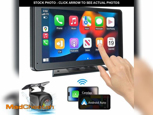 Lot 74-14151799 - Portable Wireless with Apple CarPlay and Android Auto Screen for Car, 7" HD Touch Screen Car Stereo ...