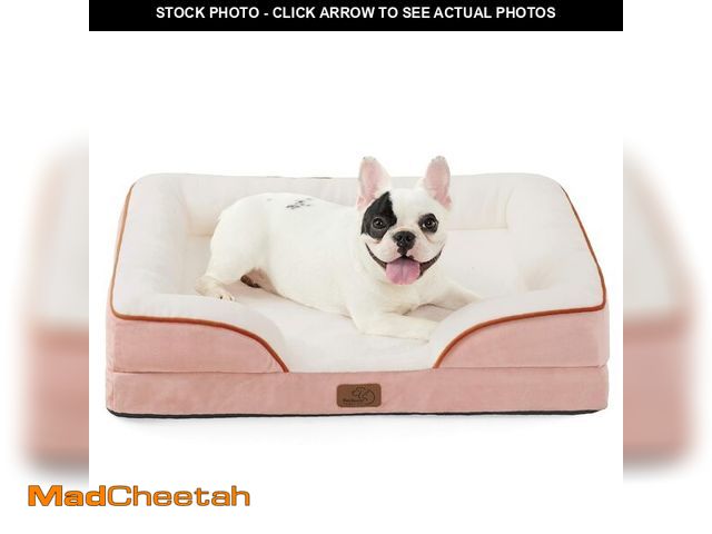 Lot 74-13563751 - Bedsure Orthopedic Dog Bed Medium Size Dogs - Washable Medium Dog Cat Bed Waterproof, Comfort Pet Co...