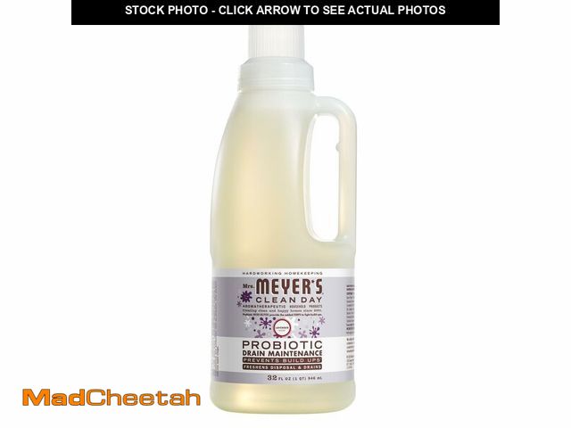 Lot 74-12703908 - MRS. MEYER'S CLEAN DAY Probiotic Drain Maintenance Liquid, Lavender, Freshens Disposals and Drains, ...