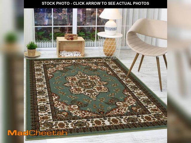 Lot 74-12572283 - Antep Rugs Alfombras Oriental Traditional 5x7 Non-Skid (Non-Slip) Low Profile Pile Rubber Backing In...