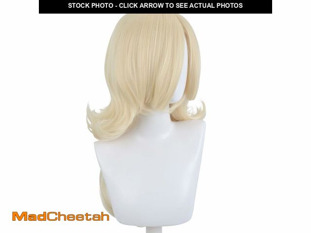 Lot 74-14269292 - LALASAM Blonde Princess Costume Wig Women's Wig with Long Bangs Layered Waves Synthetic Fiber Hair 2...