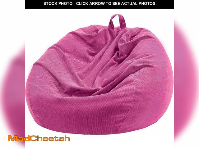 Lot 74-14211883 - Nobildonna 3 ft Bean Bag Chair Cover (No Filler) 35"Ãâ43" Large Stuffed Animal Storage Bean Bag W...