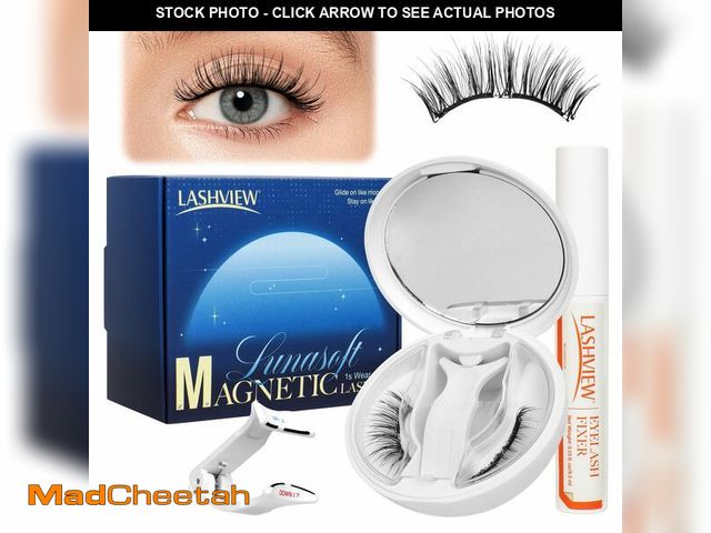 Lot 74-14269360 - LASHVIEW Magnetic Eyelashes with Applicator Upgrade Soft Magnetic Eyelashes Natural Look Reusable No...