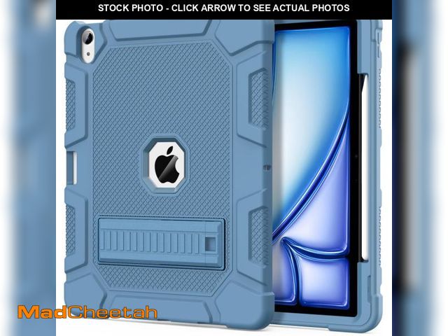 Lot 74-12303665 - Azzsy Case for iPad Air 13-inch (M3/M2) 2025/2024, [Built-in Pencil Holder] Heavy Duty Shockproof Ru...