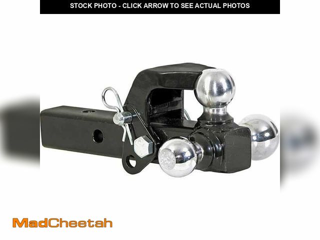 Lot 74-12803979 - *SCRATCHED* BUYERS PRODUCTS 1-7/8 in., 2 in., 2-5/16 in. Chrome Towing Balls Tri-Ball Hitch with Pin...