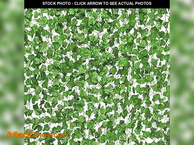 Lot 74-12126132 - CQURE 48 Pcs 336Ft Artificial Ivy Fake Vines,Ivy Garland Greenery Garland Fake Hanging Plants Vines ...
