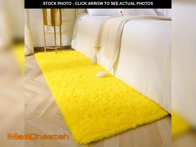 Lot 74-12600200 - Amearea Shag Fluffy Runner Rug for Bedroom Girls Living Room, 2x6 Feet Extra Soft and Fuzzy Shaggy R...