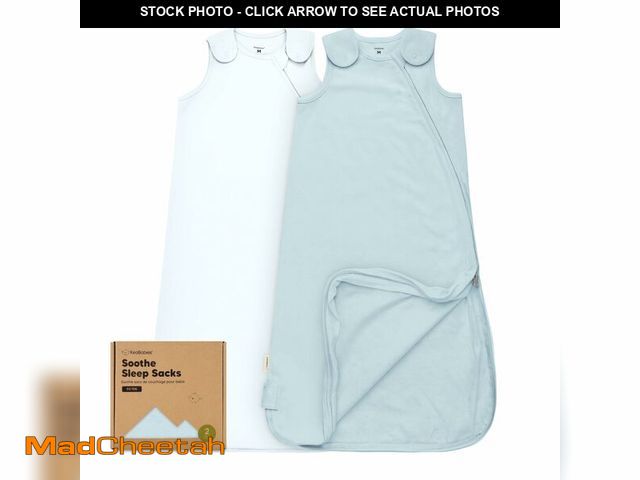 Lot 74-12968410 - 2-Pack Organic Baby Sleep Sacks, 100% Cotton - Soft &amp; Breathable 0.5TOG Baby Wearable Blanket, T...