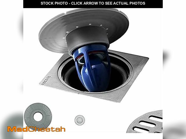 Lot 74-12705697 - Shower Drain Floor Drain Backflow Preventer Magnetic Levitation One-Way Drain Valve Fast Drainage Sh...