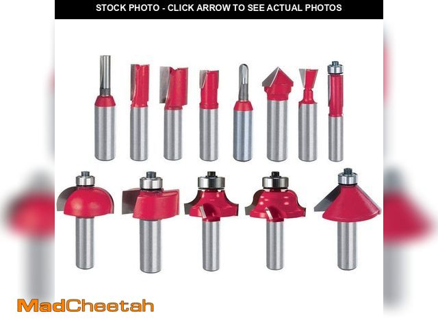 Lot 74-12585901 - DIABLO Router Bit Set (13-Piece) - UNUSED