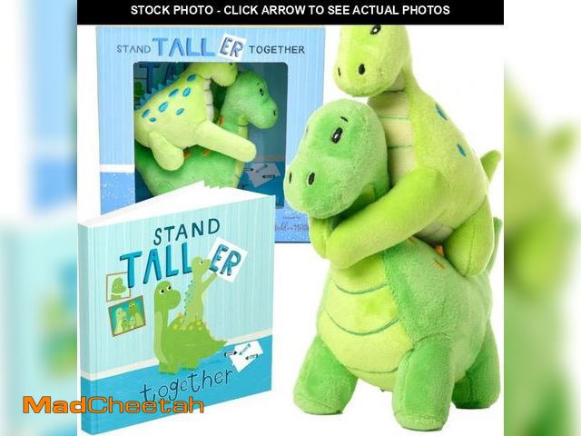 Lot 74-11557666 - Tickle &amp; Main 3-Piece Big Brother Gift Set for Boys ? Dinosaur Stuffed Animal Duo with Storybook...